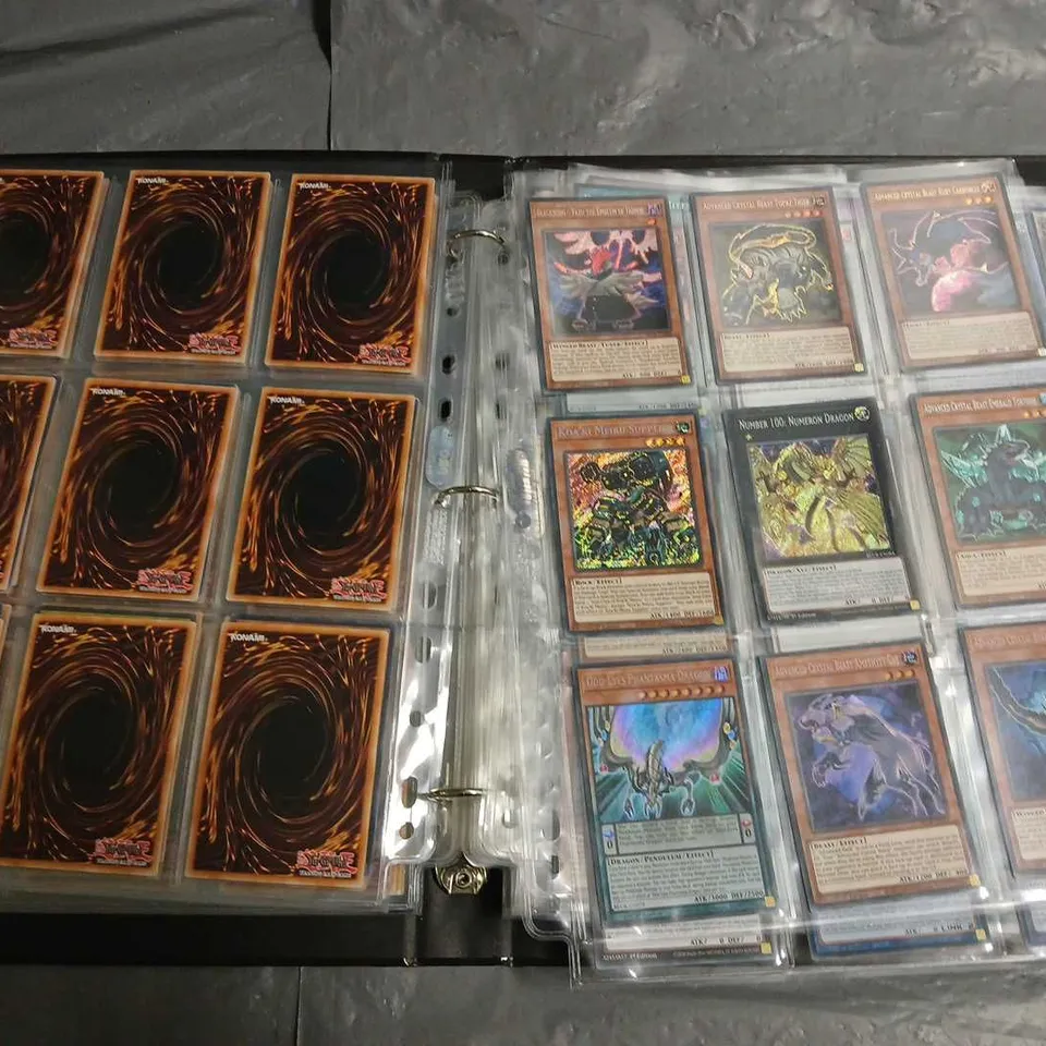 YU-GI-OH TRADING CARD GAME FILLED 25 PAGE COLLECTORS FOLDER