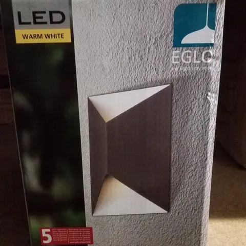 BOXED EGLO PREDAZZO 2 LIGHT LED OUTDOOR WALL LIGHT