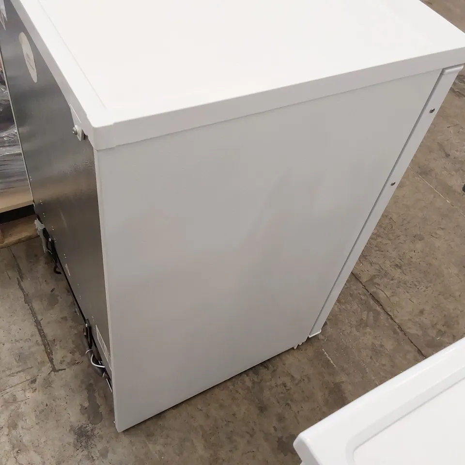 HISENSE RL170D4BWE FREESTANDING 56CM UNDER COUNTER FRIDGE - 132 LITRE CAPACITY - AUTO DEFROST - REVERSIBLE DOOR - WHITE - E RATED
