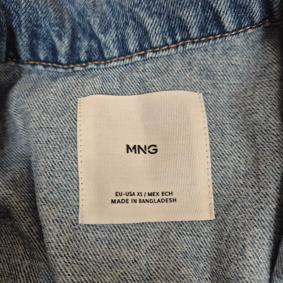 MANGO DENIM JACKET (MNG) – LIGHT WASH, EU XS