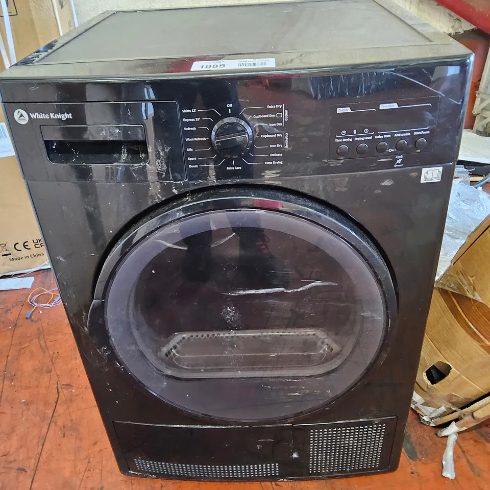 WHITE NIGHT CONDENSER TUMBLE DRYER BLACK 