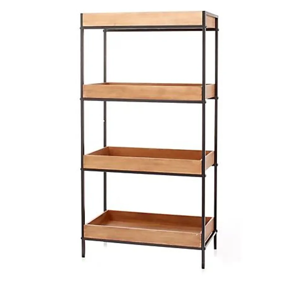 MY HOME STORIES 4 TIER SHELVING UNIT [COLLECTION ONLY]