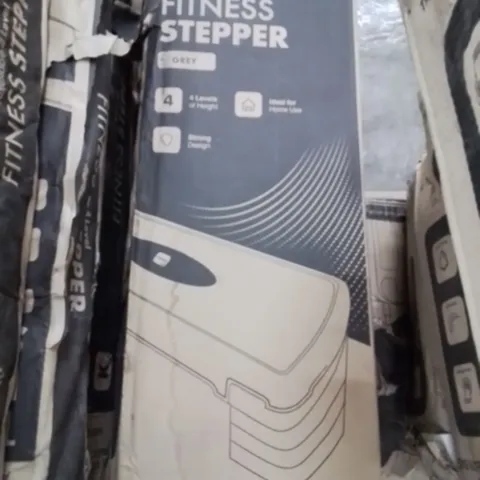 BOXED KAYMAN TALL ADJUSTABLE 4 LEVEL FITNESS STEPPER