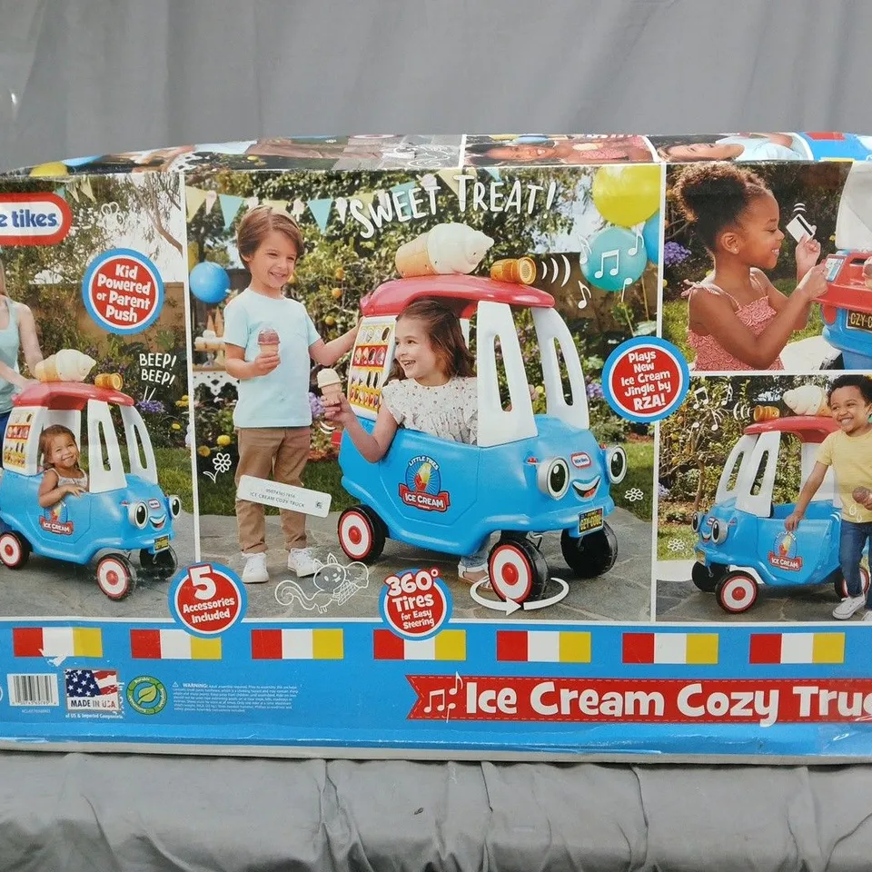 BOXED LITTLE TIKES ICE CREAM COZY TRUCK - COLLECTION ONLY