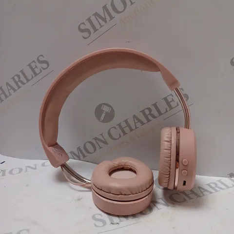 KITSOUND METRO X BLUETOOTH HEADPHONES IN PINK