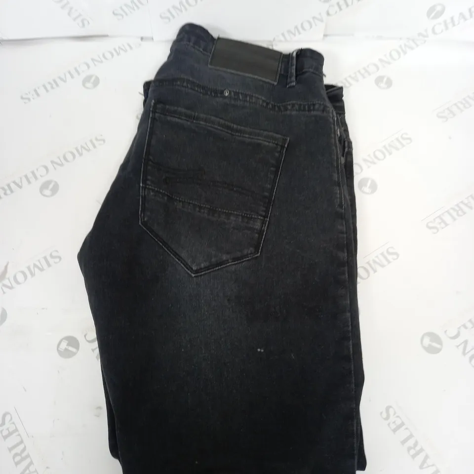 CROSSHATCH BLACK DENIM JEANS SIZE W36