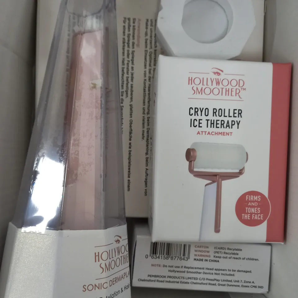 BOXED HOLLYWOOD SMOOTHER DERMAPLANING DEVICE WITH CRYO ICE THERAPY