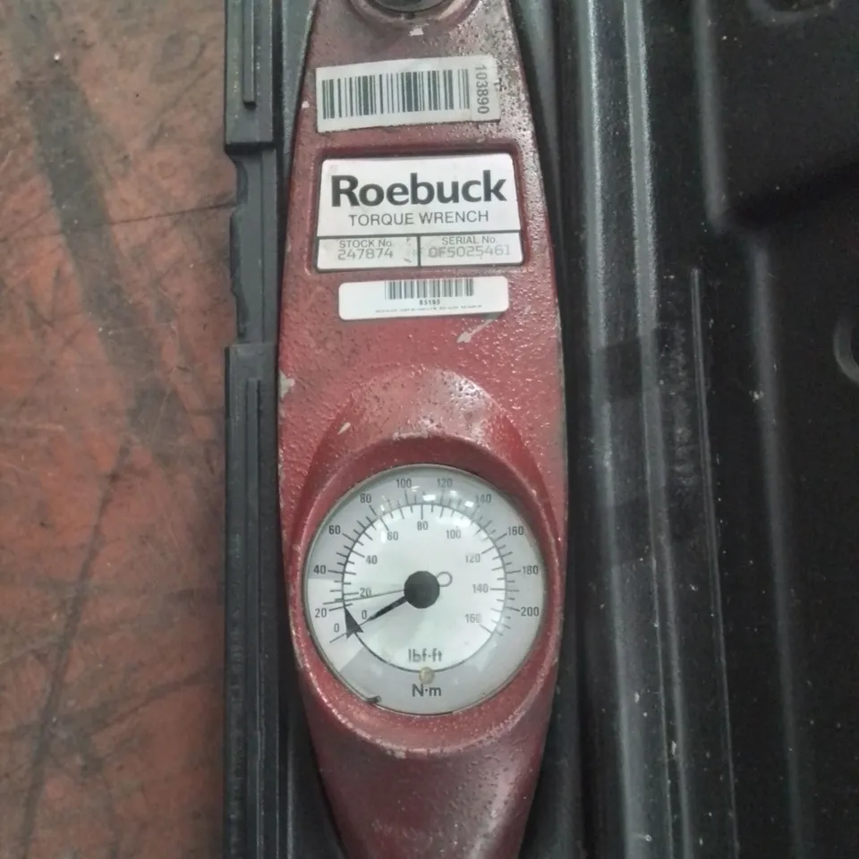 BOXED ROEBUCK DIAL INDICATING TORQUE WRENCH