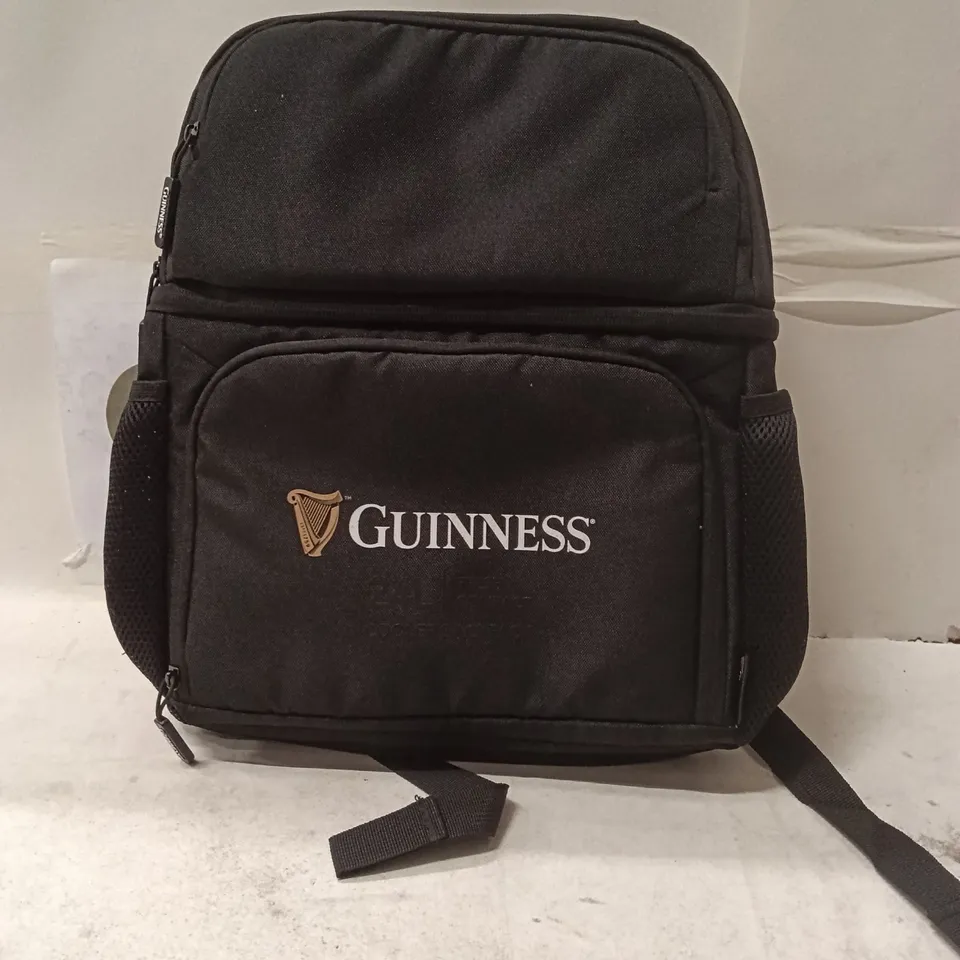 GUINNESS BLACK BACKPACK / SHOULDER BAG