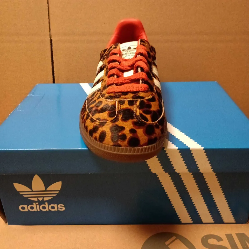 ADIDAS SAMBA OG W LEOPARD PRINT TRAINERS – UK 5.5