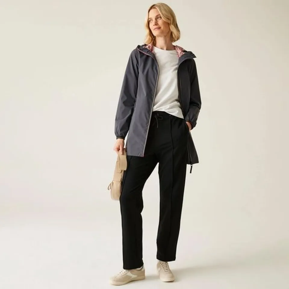 BRAND NEW WOMEN'S LIOKA WATERPROOF JACKET | SEAL GREY - SIZE 12