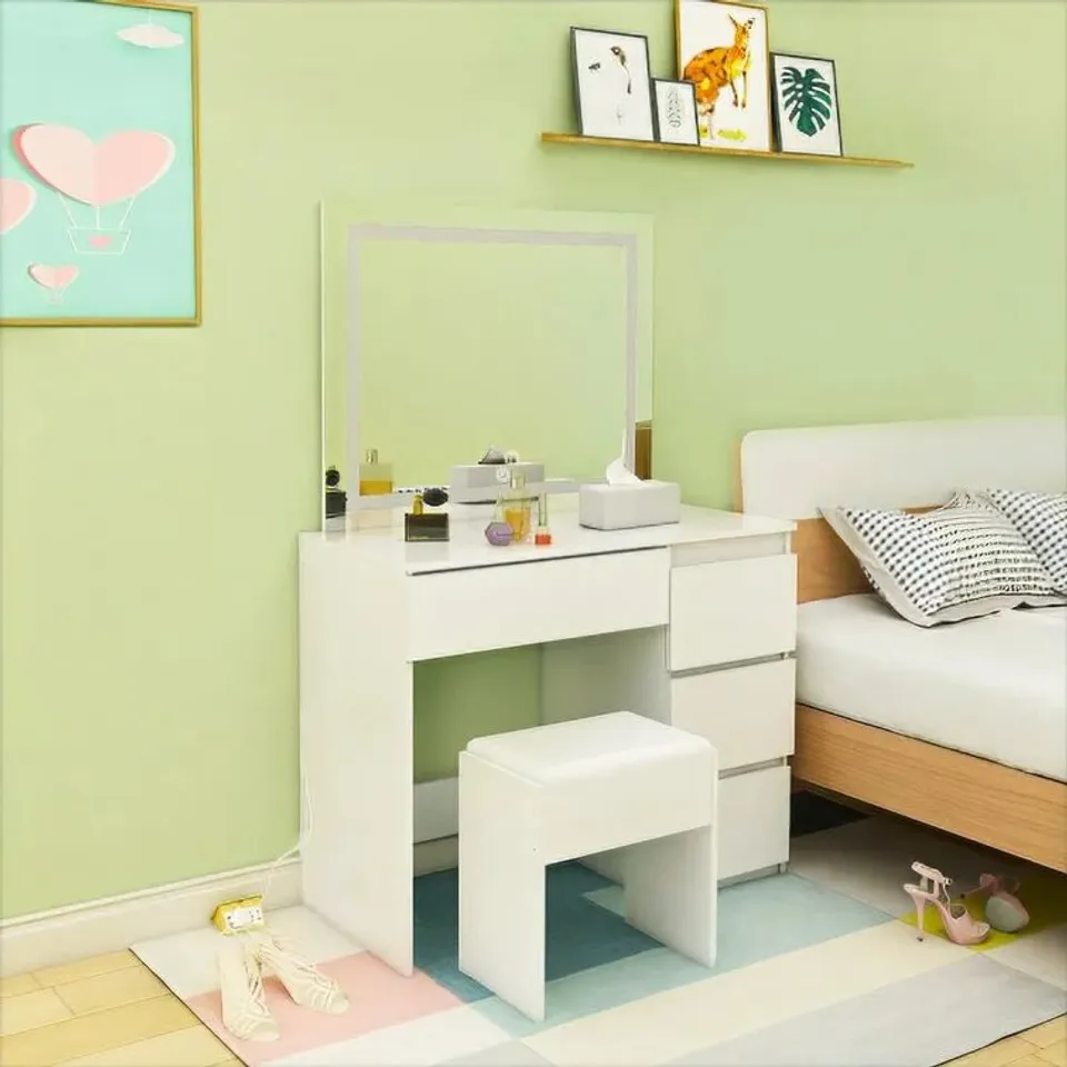 BOXED FREESE DRESSING TABLE WITH MIRROR (2 BOXES)