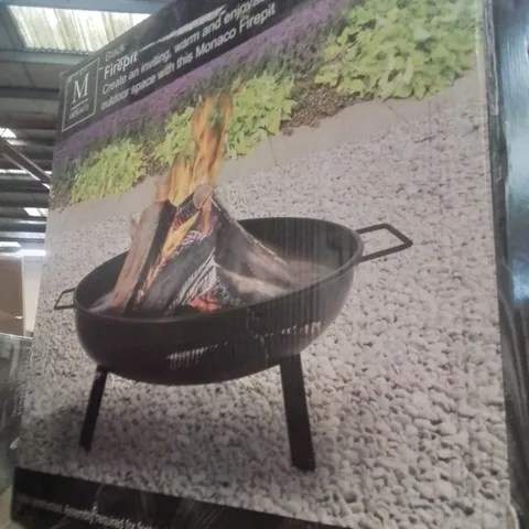 BOXED MONACO BLACK FIREPIT