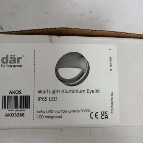 AKOS WALL LIGHT ALUMINIUM EYELID IP65 LED