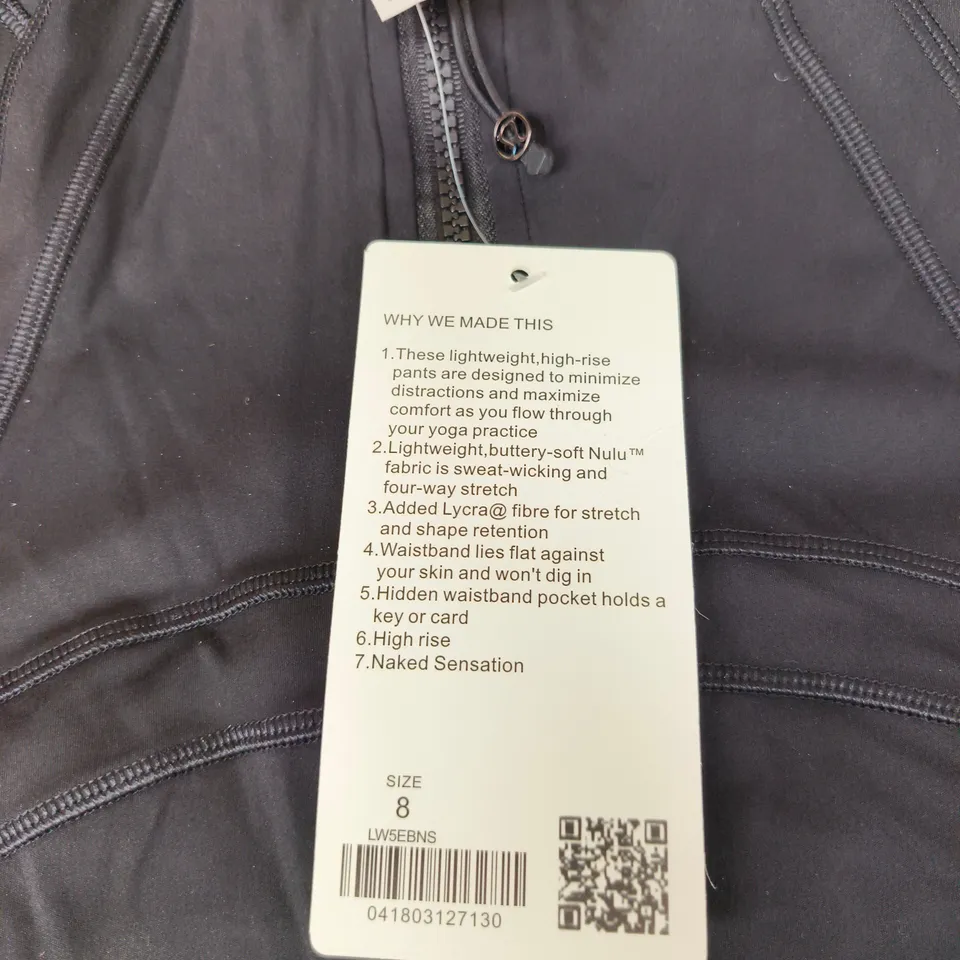 LULULEMON WOMEN'S JACKET – BLACK – UK 8