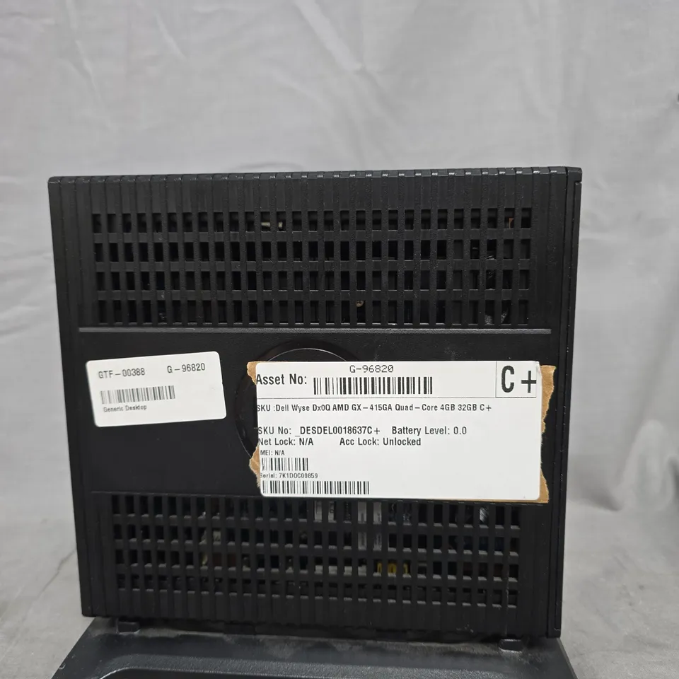Dell Wyse Dx0Q AMD GX-415GA Quad-Core Desktop PC (4GB RAM, 32GB) – Dx0Q