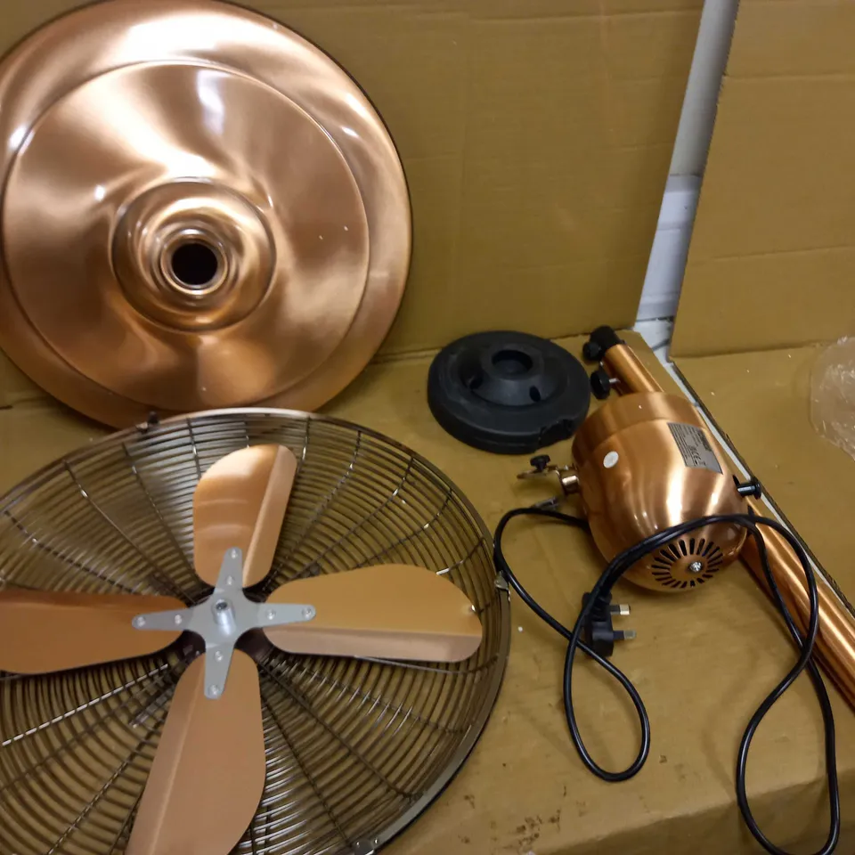 TOWER COPPERT METAL PEDESTAL FAN WITH 3 SPEEDS