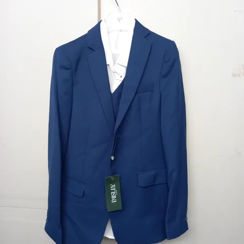 PAISLEY KINGSMAN BLUE 4-PIECE SUIT - UK 14