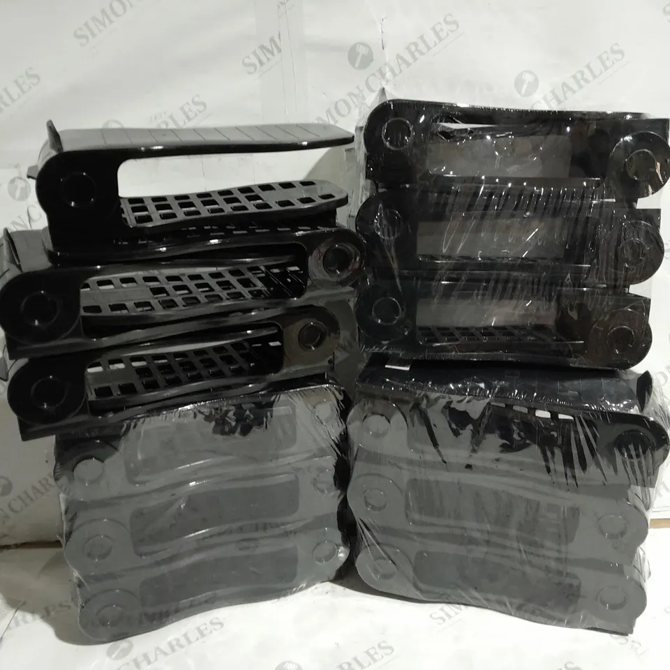 APPROXIMATELY 20 SHOE STACKER IN BLACK 