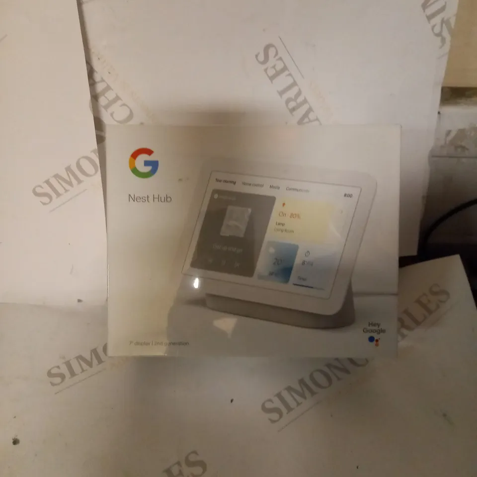 BRAND NEW BOXED GOOGLE NEST HUB 2ND GEN SMART SPEAKER WITH SCREEN 