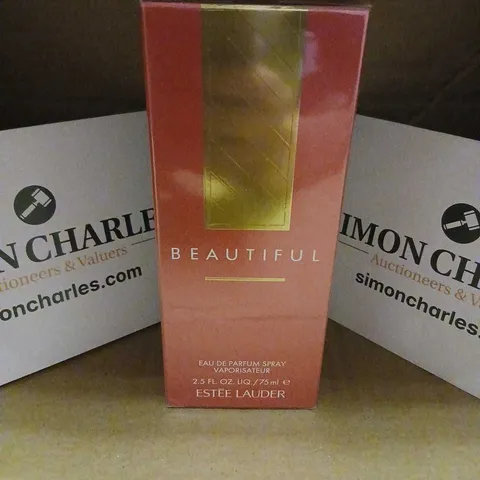 BOXED AND SEALED ESTEE LAUDER BEAUTIFUL EAU DE PARFUM 75ML SPRAY
