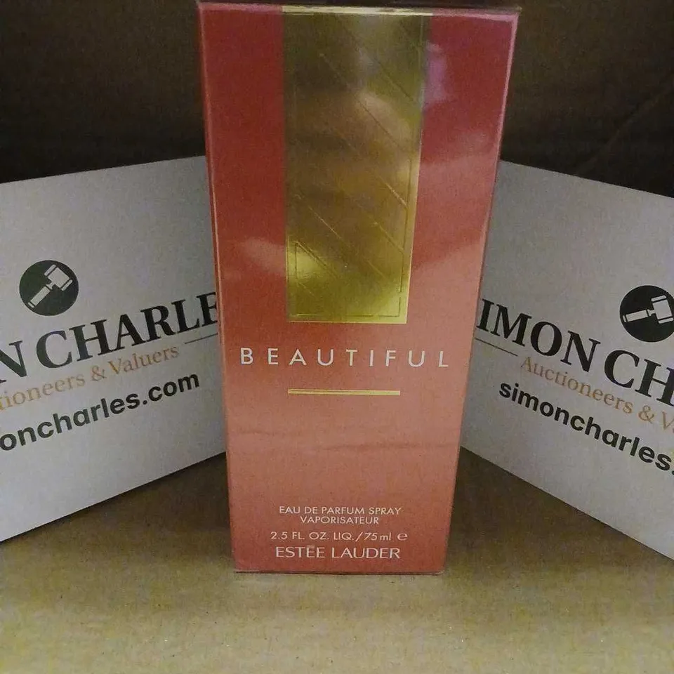 BOXED AND SEALED ESTEE LAUDER BEAUTIFUL EAU DE PARFUM 75ML SPRAY