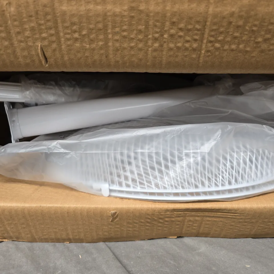 BOXED GEEPAS 16" STAND FAN IN WHITE 