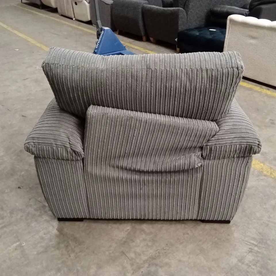 AMALFI FABRIC ARMCHAIR - CHARCOAL RRP £399
