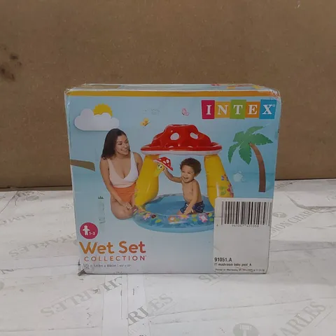 BOXED INTEX MUSHROOM BABY POOL