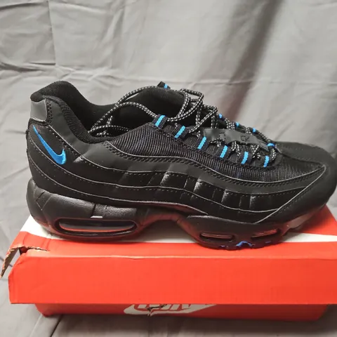 NIKE AIR MAX 95 TT BLACK/BLUE SNEAKERS β UK 8 (US 9, EU 42) β BOXED