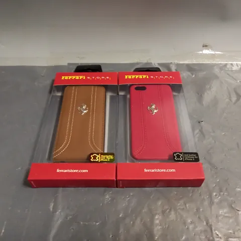 LARGE QUANTITY OF FERRARI PHONE CASES