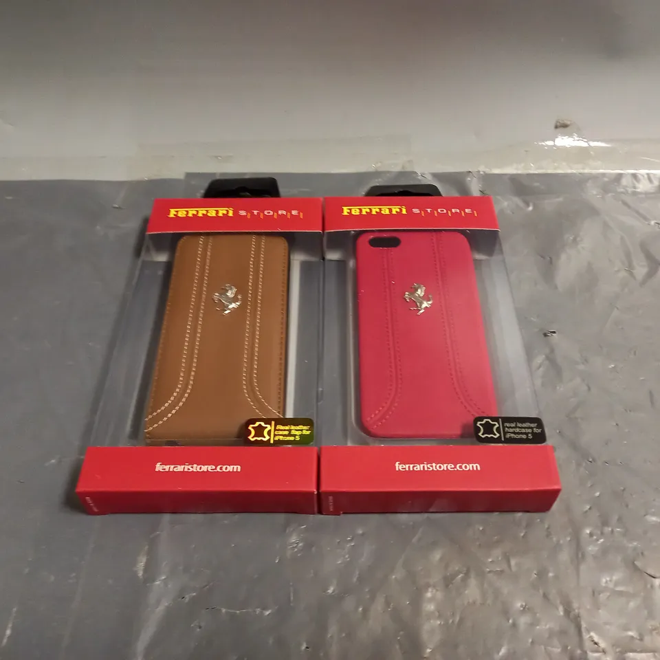 LARGE QUANTITY OF FERRARI PHONE CASES