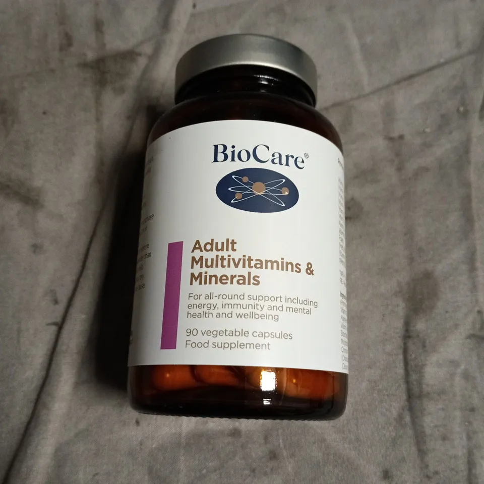 BIOCARE ADULT MULTIVITAMINS & MINERALS – 90 VEGETABLE CAPSULES