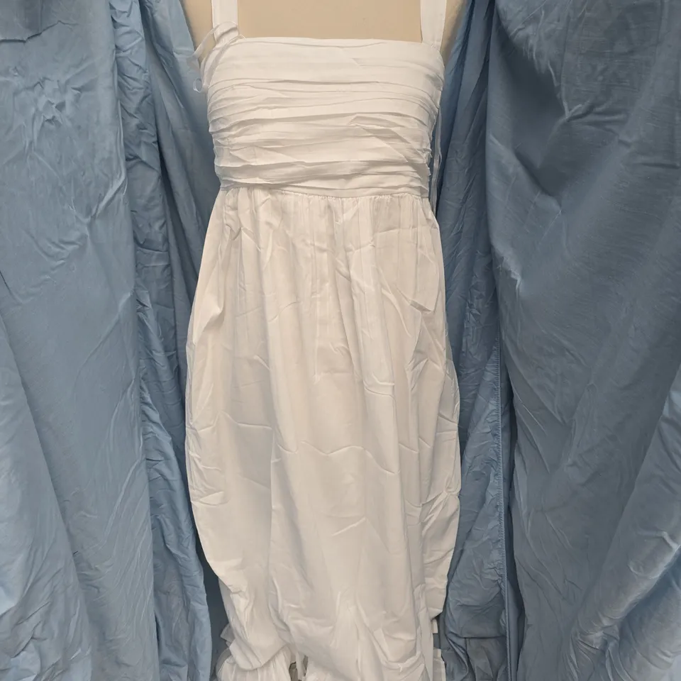 NOBODYS CHILD MATERRA SUNIRA MAXI DRESS IN WHITE - UK 12