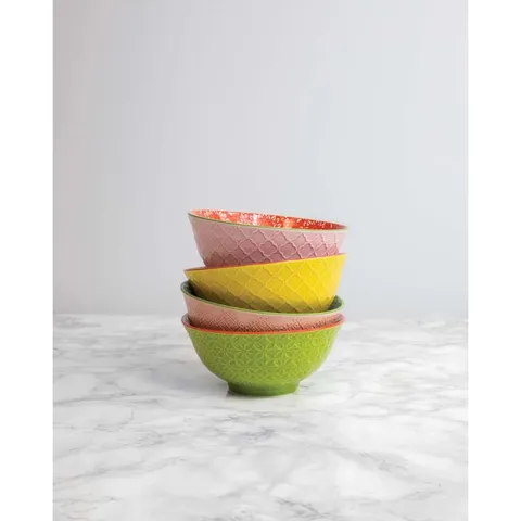 BOXED 4 PIECE BRIGHTS CEREAL BOWL SET (1 BOX)