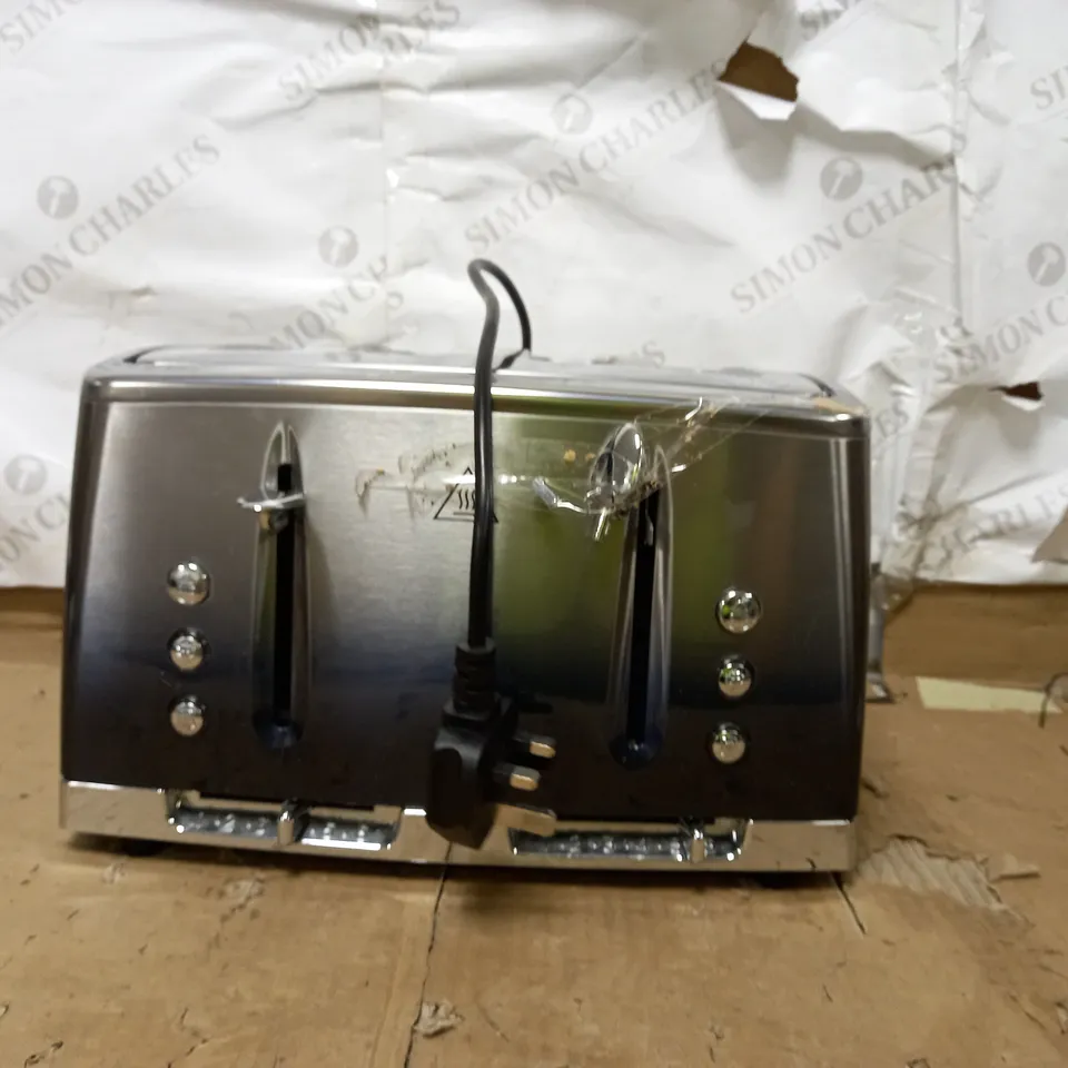 RUSSELL HOBBS 25141 STAINLESS STEEL FOUR SLICE TOASTER