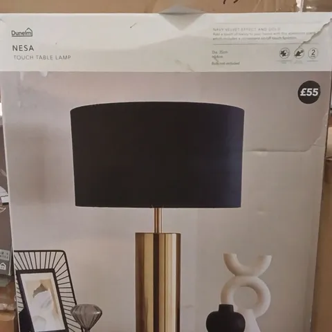 BOXED DUNHELM NESA TOUCH TABLE LAMP 