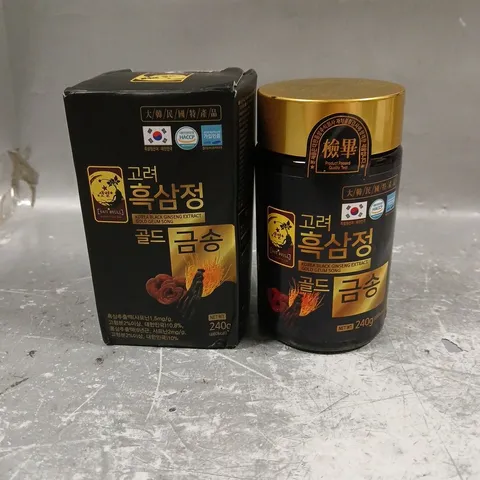 KOREA BLACK GINSENG EXTRACT GOLD GEUM SONG 240G