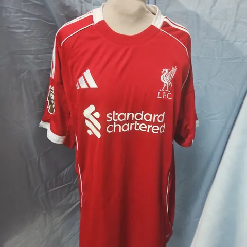 ADIDAS LIVERPOOL FC HOME JERSEY – RED, SIZE UK L (MEN'S)