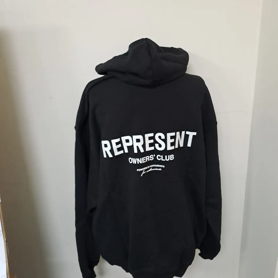 represent owners club hoodie black - xl 