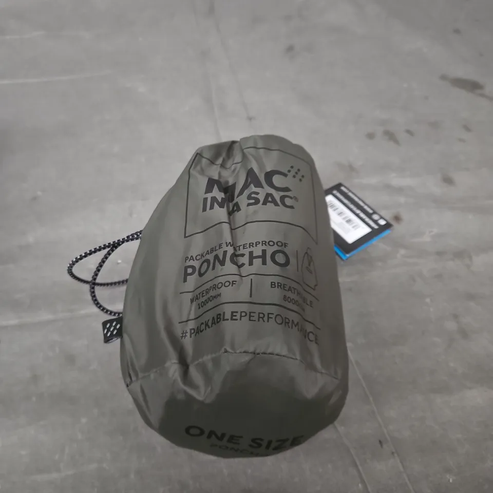 MAC IN A SAC PACKABLE PONCHO – ONE SIZE