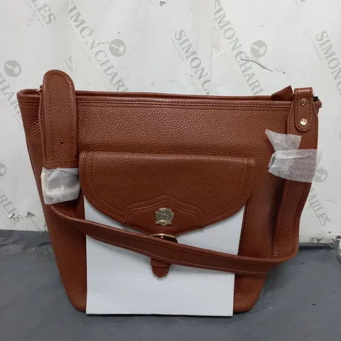 PAUL COSTELLOE BUCKLE HOBO BAG