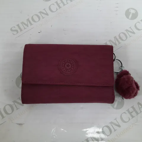 KIPLING BURGANDY PURSE
