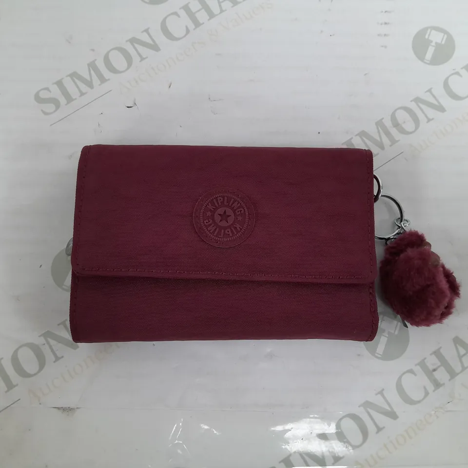 KIPLING BURGANDY PURSE 