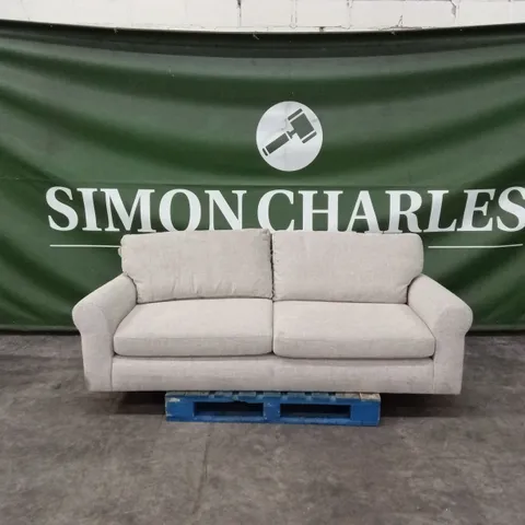 BAILEY FABRIC 4 SEATER SOFA - STONE
