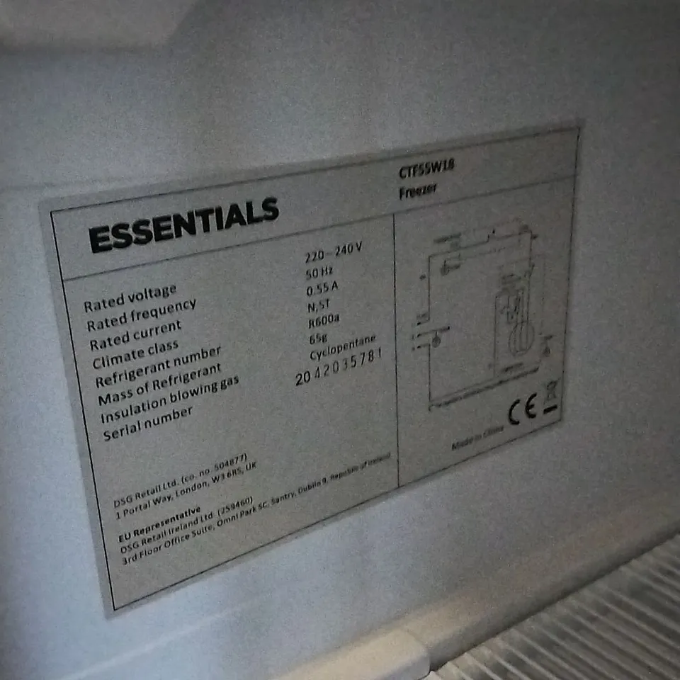 ESSENTIALS TALL FREEZER UNIT