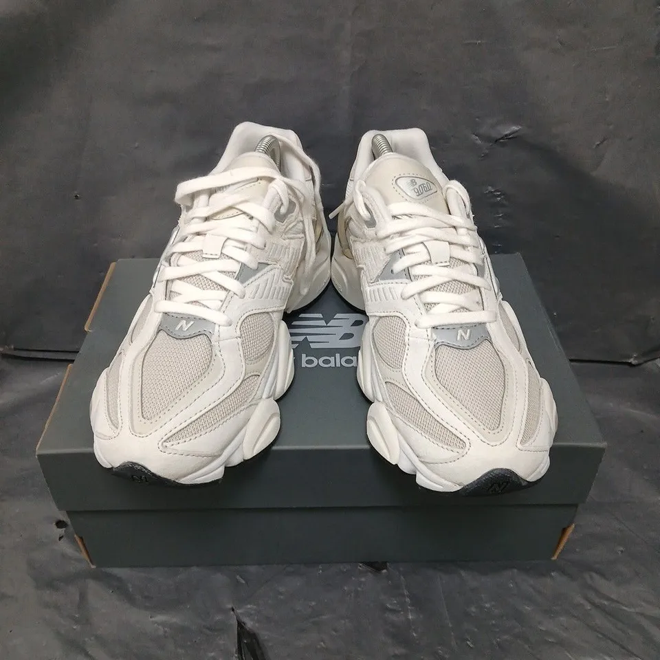 BOXED PAIR OF NEW BALANCE 9060 TRAINERS - 7