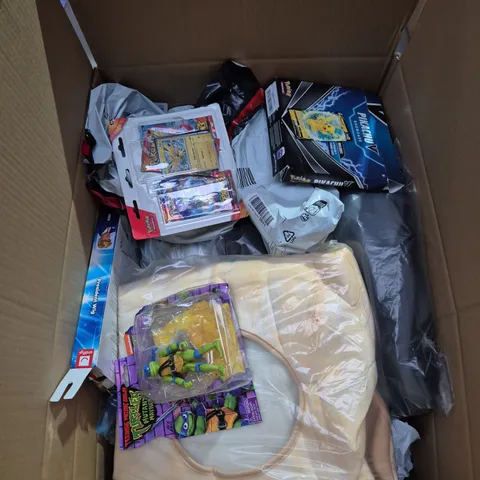 LARGE BOX OF ASSORTED TOYS AND GAMES