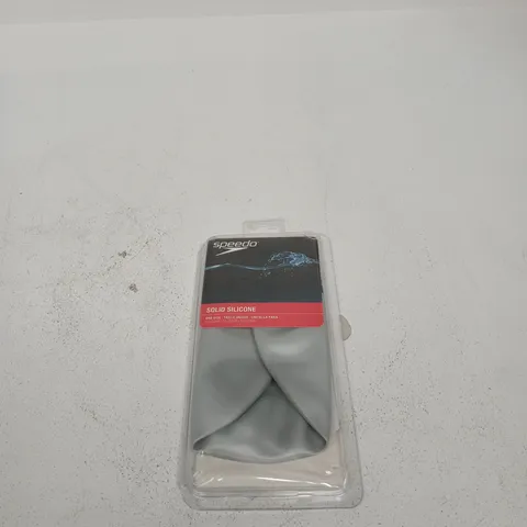 SPEEDO SOLID SOLICONE ONE SIZE SILVER CAP