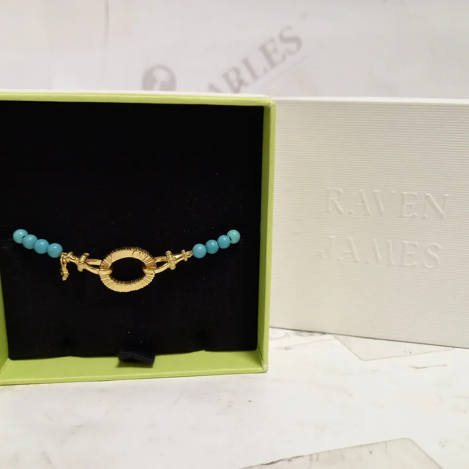 RAVEN JAMES BLUE STONE BRACELET